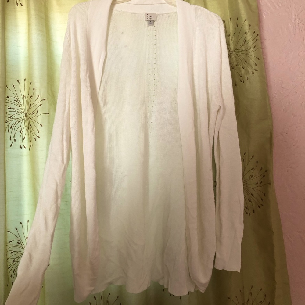 White Cardigan